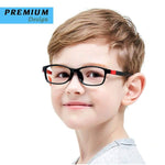 Blue Light Blocking, Anti Eyestrain, UV400 Protector Eye Glasses for Boys and Girls- Age 1-16 Years (Premium Design)