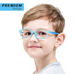 Blue Light Blocking, Anti Eyestrain, UV400 Protector Eye Glasses for Boys and Girls- Age 1-16 Years (Premium Design)