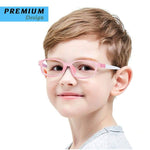 Blue Light Blocking, Anti Eyestrain, UV400 Protector Eye Glasses for Boys and Girls- Age 1-16 Years (Premium Design)