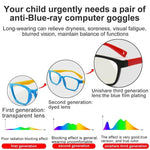 Blue Light Blocking, Anti Eyestrain, UV400 Protector Eye Glasses for Boys and Girls - Age 1 To 16 Years