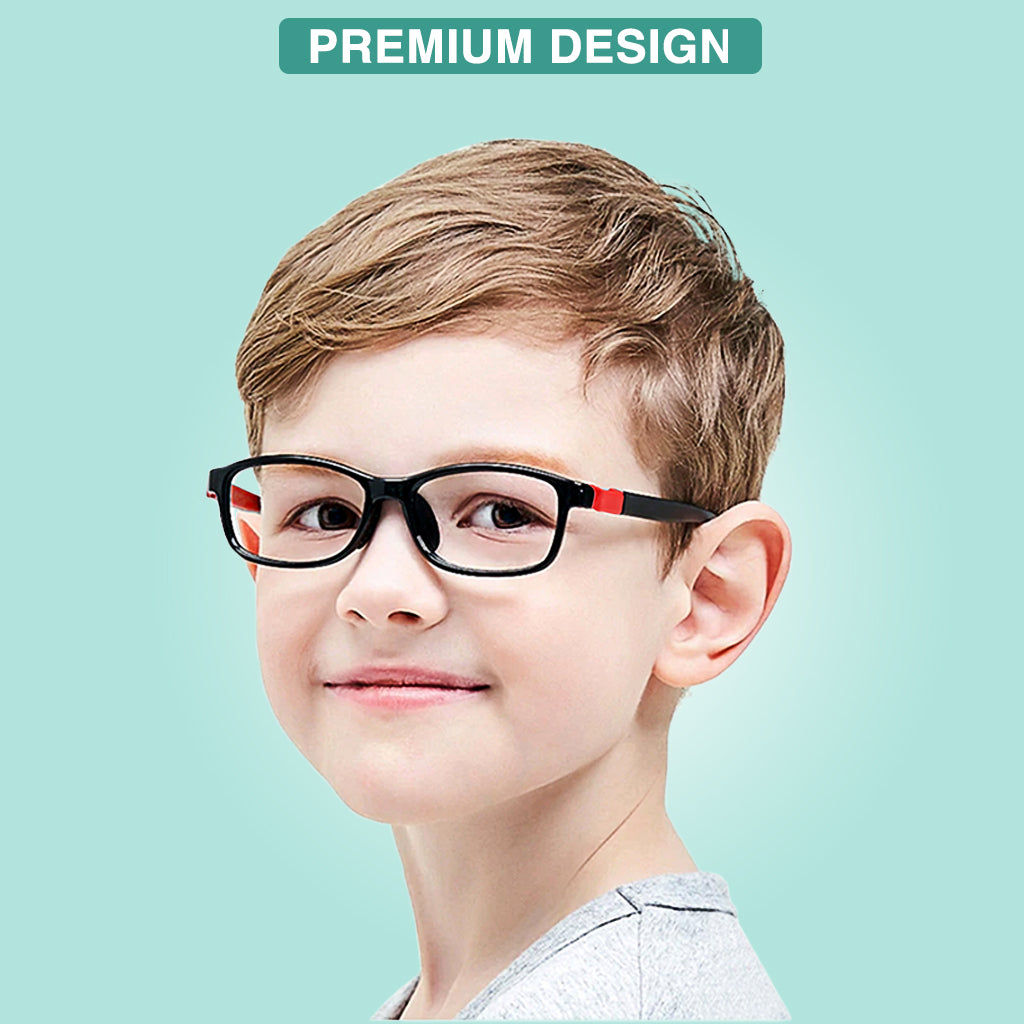 Blue Light Blocking, Anti Eyestrain, UV400 Protector Eye Glasses for Boys and Girls - Age 1 To 16 Years