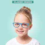 Blue Light Blocking, Anti Eyestrain, UV400 Protector Eye Glasses for Boys and Girls - Age 1 To 16 Years