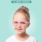 Blue Light Care®  Anti Eyestrain, UV400 Protector Eye Glasses for Boys and Girls - Age 1 To 16 Years