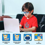Blue Light Blocking, Anti Eyestrain, UV400 Protector Eye Glasses for Boys and Girls - Age 1 To 16 Years
