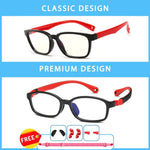 Blue Light Blocking, Anti Eyestrain, UV400 Protector Eye Glasses for Boys and Girls- Age 1-16 Years (Premium Design)